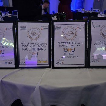 DHU’s 111 service came away with four honours at the UK Contact Centre Forum Awards